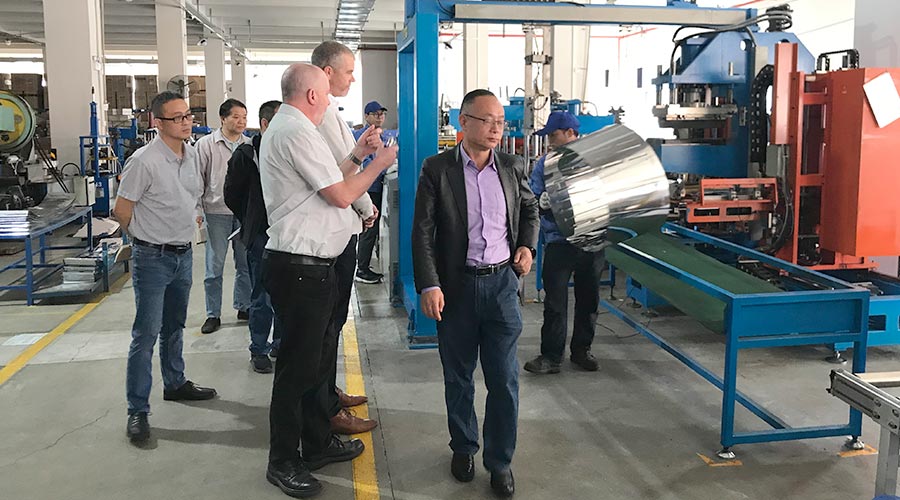 三年疫情后首訪(fǎng)！英國客戶(hù)Buyitdirec蒞臨金環(huán)電器視察