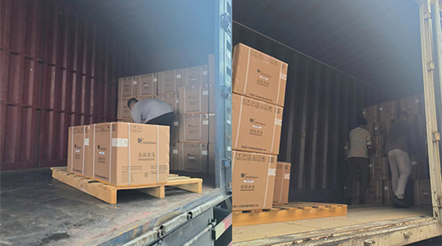 拼速度、高效率地完成國內某知名品牌迷你洗衣機發(fā)貨