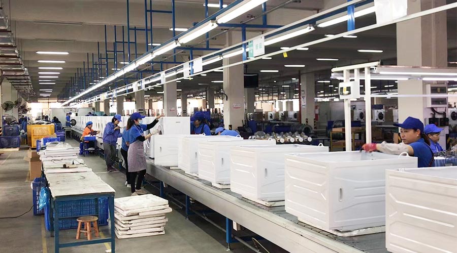 專(zhuān)業(yè)且專(zhuān)注！裝配車(chē)間開(kāi)展客戶(hù)松下滾筒衣服烘干機生產(chǎn)