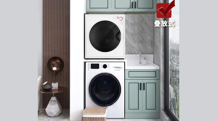 實(shí)例展示！洗烘套裝陽(yáng)臺設計以及產(chǎn)品擺放圖片