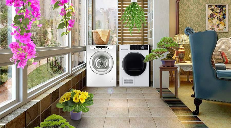 家居陽(yáng)臺晾曬衣物不干怎么辦，衣物烘干機來(lái)解決！