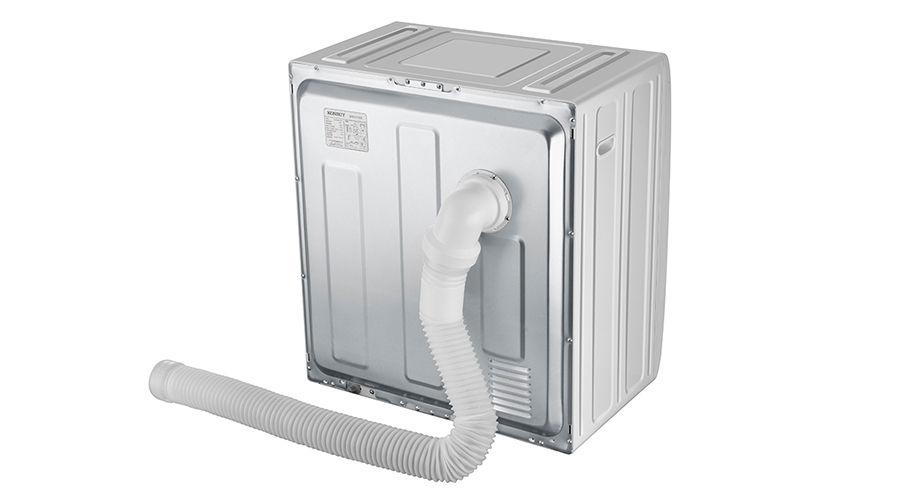 實(shí)物展示！滾筒衣服烘干機排氣管是怎么樣的