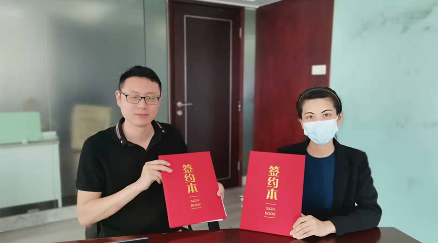 祝賀！金環(huán)電器與寧波某品牌電商客戶(hù)再次合作，簽約成功！