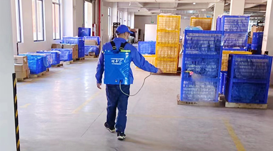 健康和安全放首位！金環(huán)電器全面開(kāi)展工廠(chǎng)除菌工作