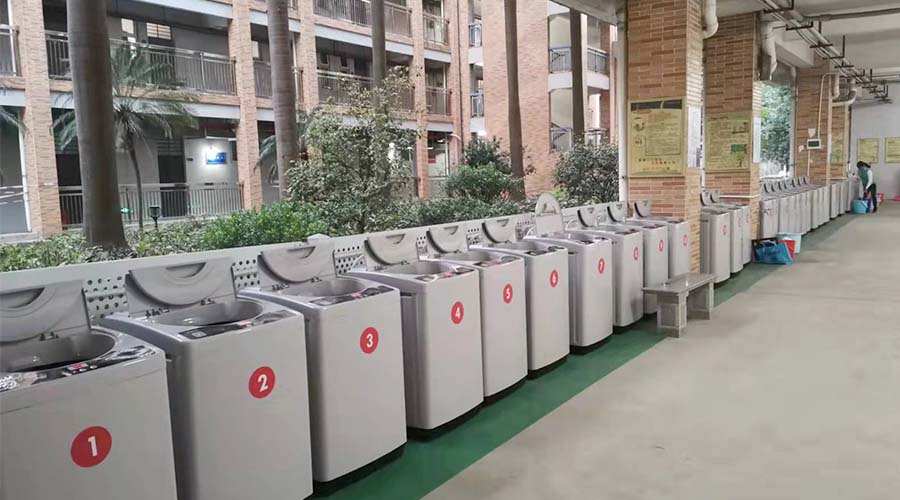 好用又耐用！江門(mén)一中滿(mǎn)意金環(huán)電器生產(chǎn)的共享洗衣機