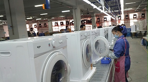年底繁忙！金環(huán)電器全力保障英國Argos客戶(hù)滾筒干衣機生產(chǎn)